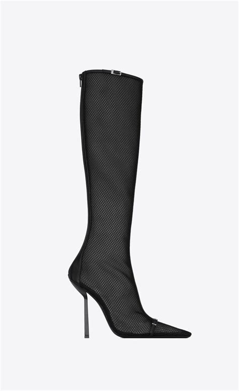 ysl mesh boots|saint laurent boots clearance.